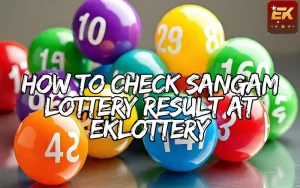 sangam lottery result